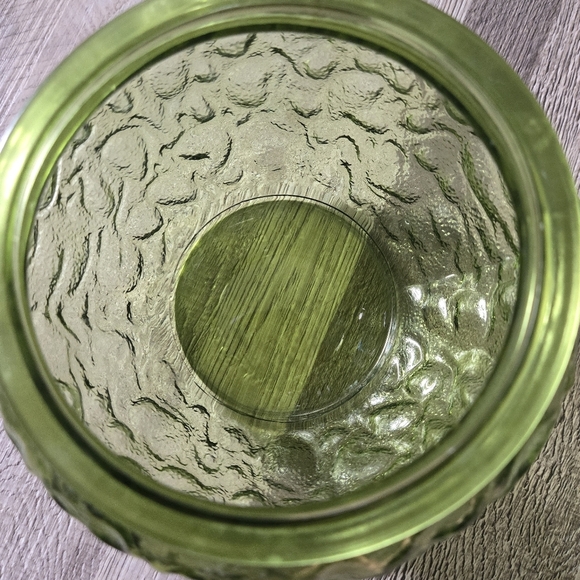Vintage E.O. Brody Co. Chartreuse Green Hobnail Glass Vase MCM - Picture 4 of 8